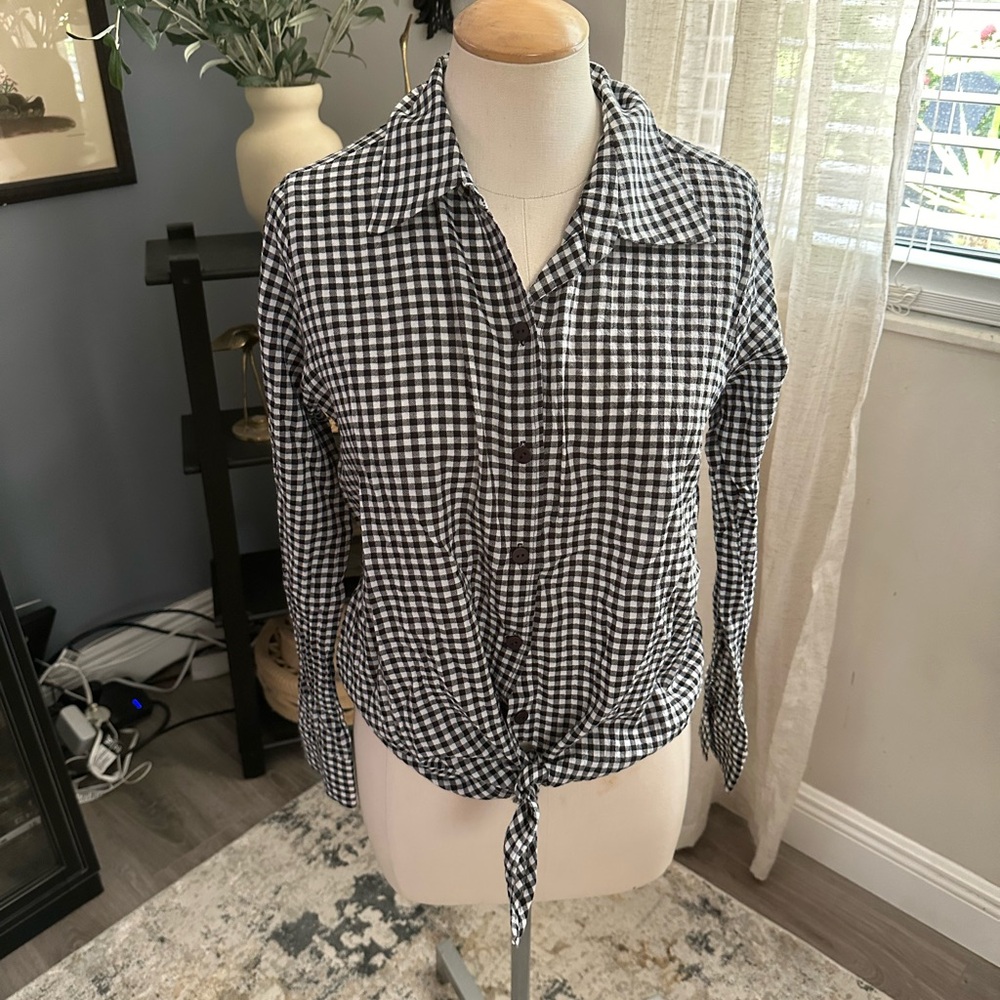 Daniela Corte gingham blouse